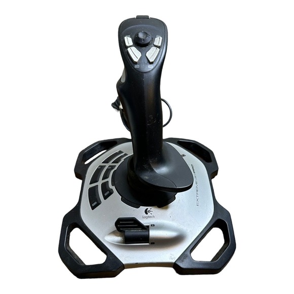 Logitech Extreme 3D Pro USB Joystick J-UF17 X3D Flight Sim Joy-Stick - Picture 2 of 4